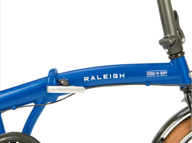 Raleigh Stowaway 20 Blue 11inch Folding Bike-5